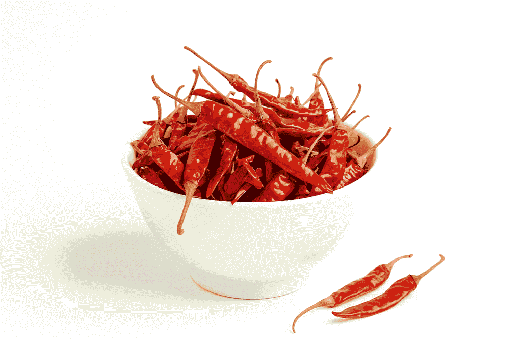 "Export quality whole dried red chillies from India"