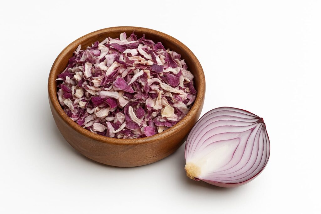 High-quality Indian dehydrated onion granules and flakes for export