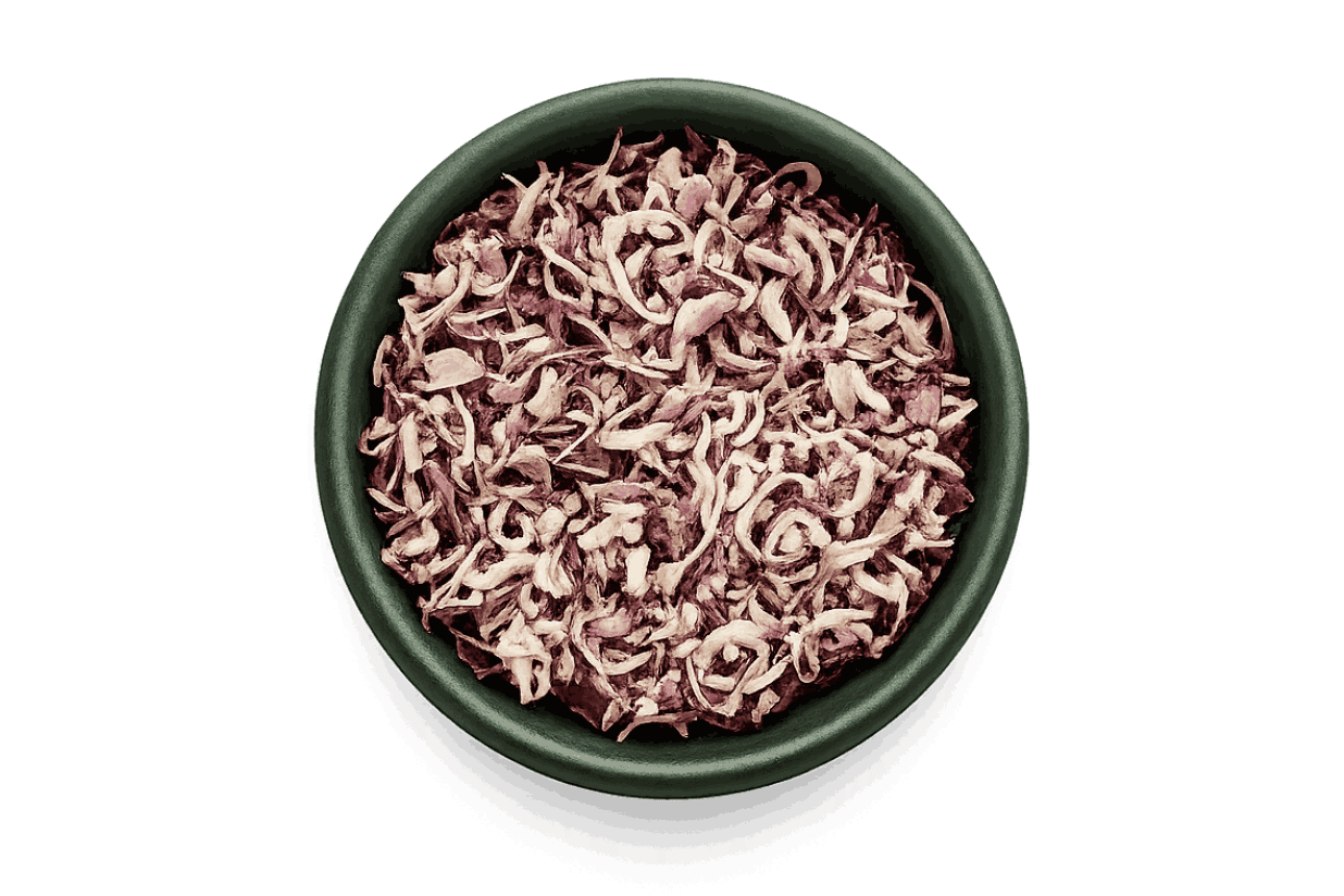 Premium Dehydrated Onion Flakes exported from India – High Quality Dried Onion by Al-Hyatt International